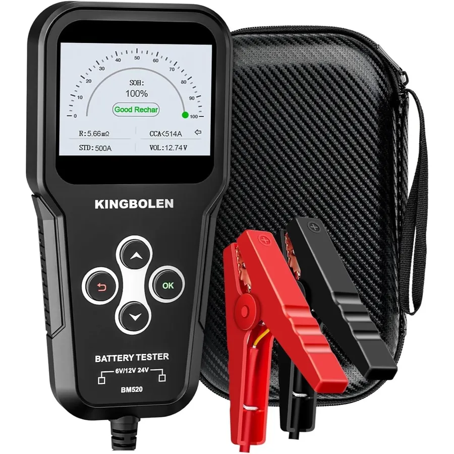 Kingbolen BM520 - Batterietester mit integriertem Multimeter