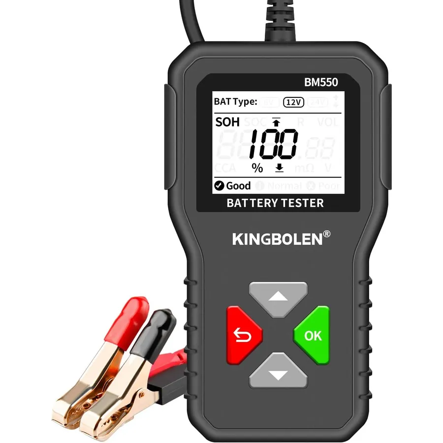 Kingbolen BM550 - Batterietester für 6, 12 und 24 V