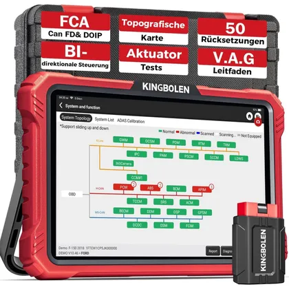Kingbolen K10 Pro - OBD2-Diagnosegerät für alle Systeme