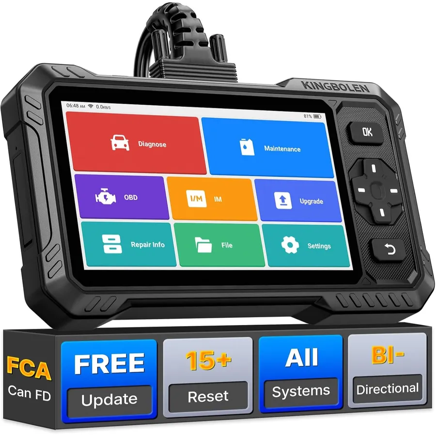 Kingbolen S6 Elite - 6,2-Zoll-Diagnosegerät für alle Systeme