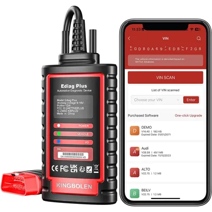 Kingbolen Ediag Plus - diagnostic Bluetooth avec codage ECU
