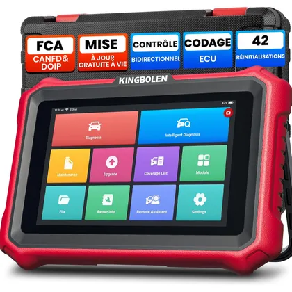 Kingbolen K8 Elite - valise de diagnostic 8 pouces avec caméra